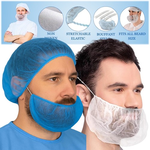 Copri barba bianco monouso non - copri,