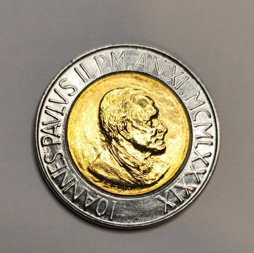 500 lire vaticano 1989 - vaticano,