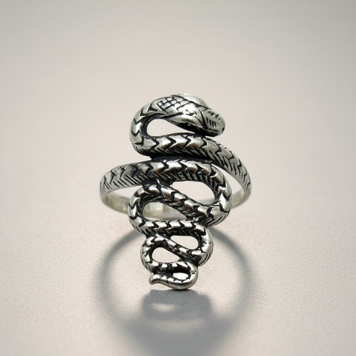 Anello serpente lungo vero