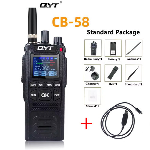 Qyt walkie talkie 27mhz - cb-58,