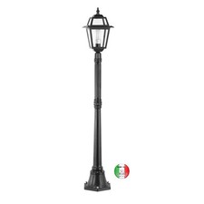 Lampione da giardino H156cm in alluminio Roma I341.C15 Made in Italy
