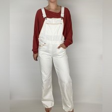 ZARA White Straight Leg Orange