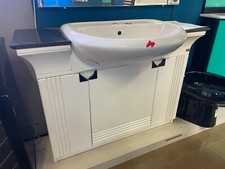 Mobile bagno laccato bianco - mobile,