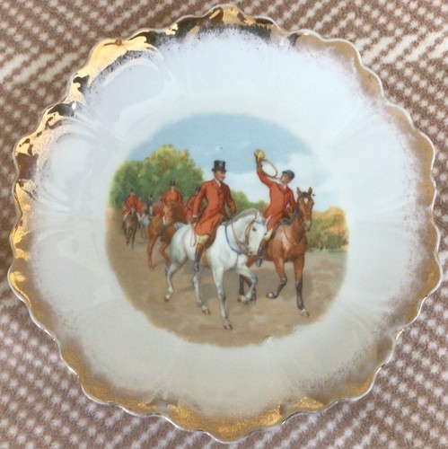 Coppia cavalieri caccia - di,