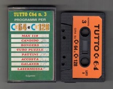 Commodore 64 Tutto C64 n. 3 Programmi per C64 e C128 - 8 giochi Max 118 Candido