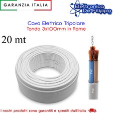 Cavo elettrico tripolare tondo - cavo,