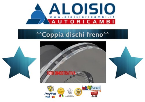 Coppia dischi freno anteriori