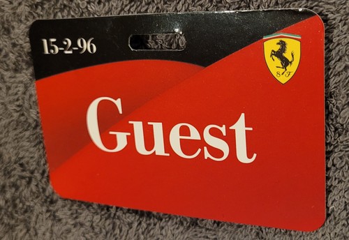 Pass ferrari presentazione - pass, f1