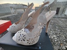 SANDALO DONNA ORIGINALE GATTINONI VERA PELLE N° 40 - TG. 40