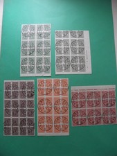 China Sun Yat Sen Definitives  Blocks  Nice cancels 116 Stamps  SEE Photos