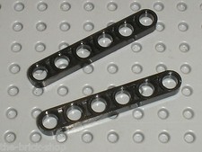 2 x LEGO TECHNIC Black beam ref 32063 / set 42042 8448 8461 8458 8292 8418 8275