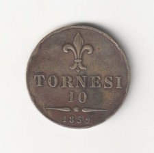10 TORNESI 1859 ROMA