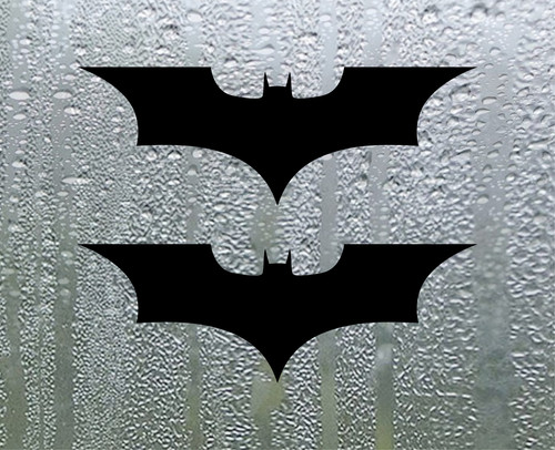 Adesivo simbolo logo batman - 2x,
