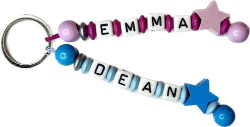 Portachiavi con nomi - con,