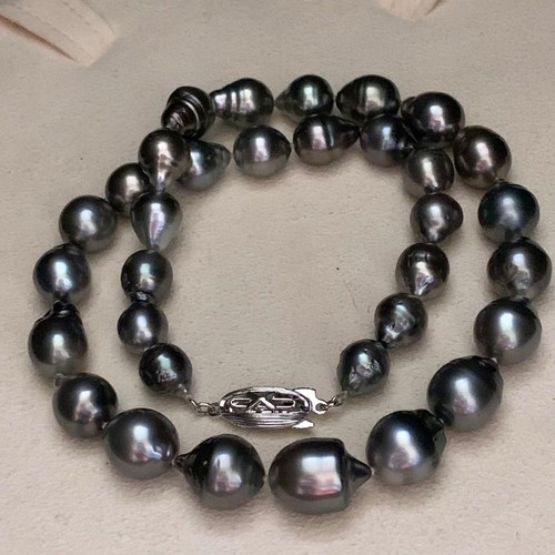 Collana perle nere dei - perle,