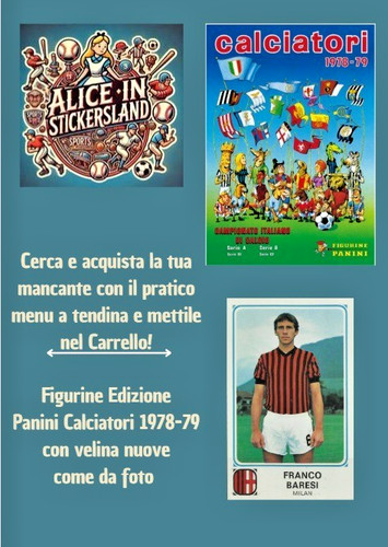 Panini calciatori 1978/79