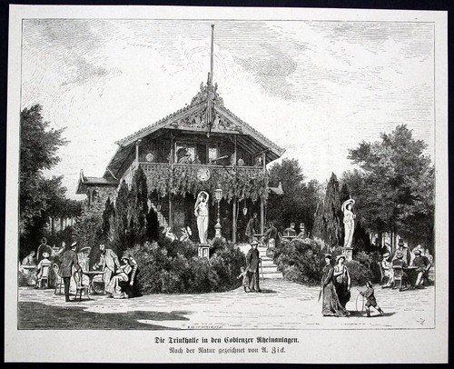 Circa 1870 coblenza chiosco - coblenza,
