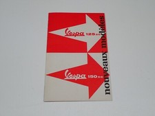 PIAGGIO VESPA 125 - 150 cc. BROCHURE DEPLIANT PROSPEKT (W36)