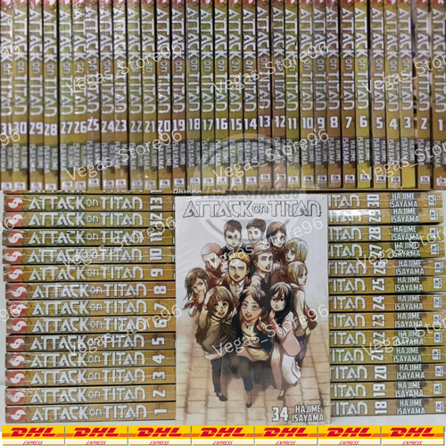 Attack titan manga set - titan,