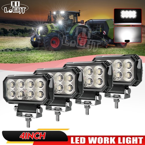 Fari aggiuntivi led 12v 24v - 4x,