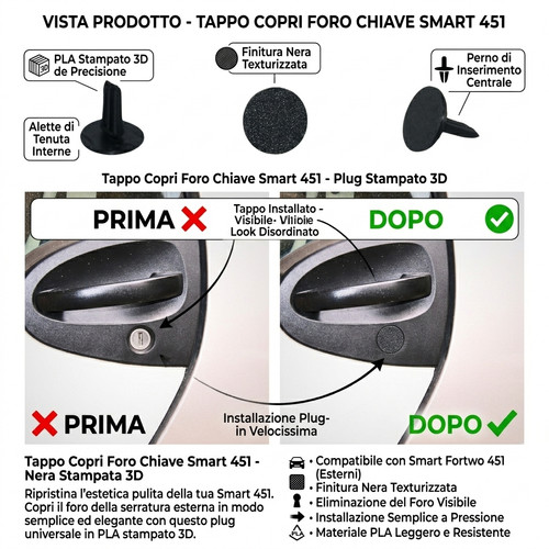 Tappo copri foro chiave - copri,