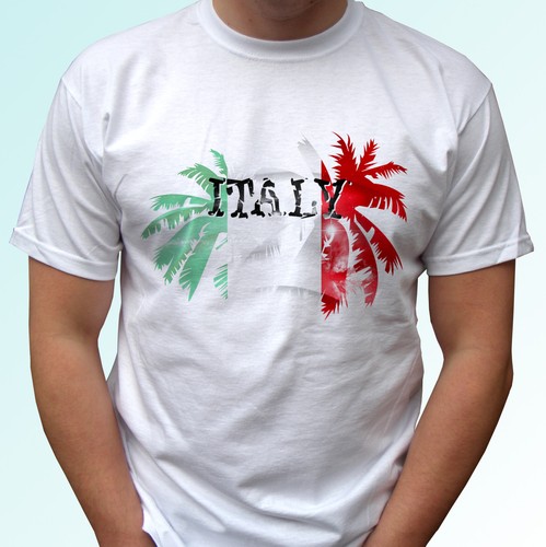 Bandiera italia palma t - palma,