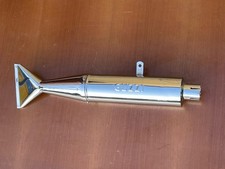 Marmitta destra cromata Moto Guzzi GTV BITUBOI GTS 500 Dx scarico sport