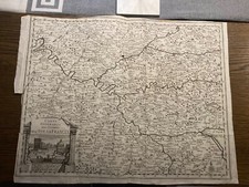 3 mappe antiche del 1750 di T. SALMON con certificato di autenticità