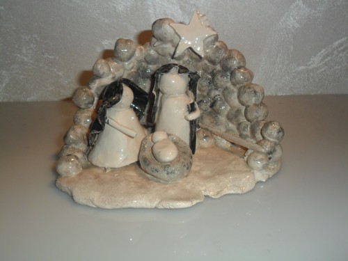 Presepe vintage fatto mano - vintage, a