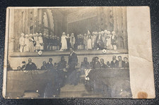 Arcevia Cartolina Fotografica Scena Teatro Misa