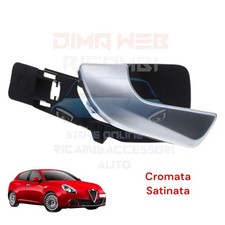 MANIGLIA INTERNA PORTA CROMATA SATINATA ANTERIORE SX PER ALFA ROMEO GIULIETTA