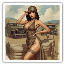Pin Up Girl Adesivo Vinile