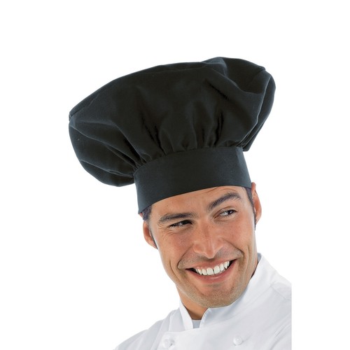 Cappello cuoco nero - cappello, regolabile