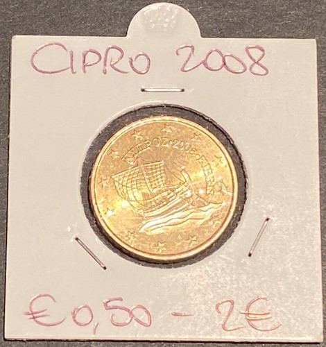 Cent moneta cipro 2008 - 50,