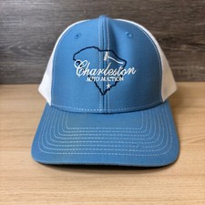 Charleston Cappello Asta Auto Berretto Snapback Blu Camionista Regolabile