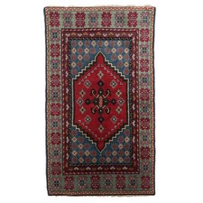 Tappeto Yoruk Antico Cotone Lana Nodo Grosso Turchia 190 x 112 cm Originale