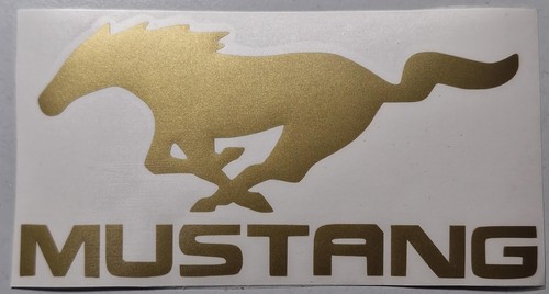 Adesivo ford mustang oro - ford,