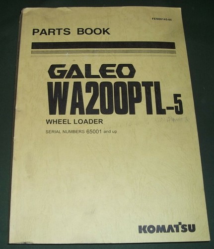 Manuale ricambi per - ricambi, pala