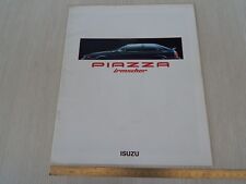 BROCHURE ORIGINALE 1988 ISUZU PIAZZA IRMSCHER DEPLIANT PROSPEKT