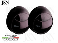 NICE PRBMOF COPPIA PLASTICHE X FOTOCELLULE MOD. MOF SOLO GUSCI RICAMBI ORIGINALI