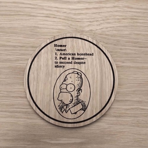 Sottobicchiere legno taglio - sottobicchiere,