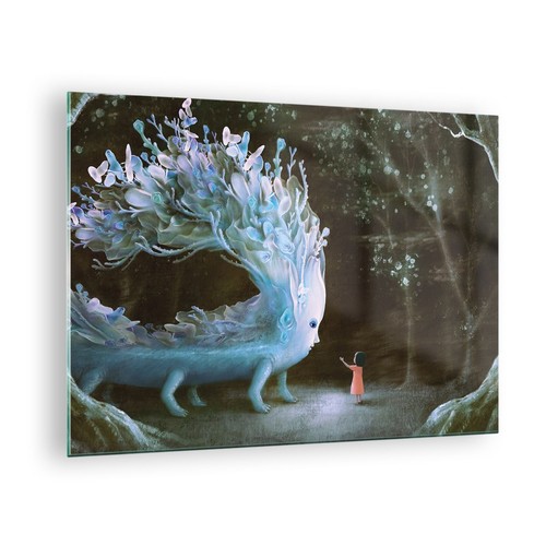 Quadro vetro 70x50cm mostro - su,