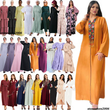 Abito lungo Ramadan Abaya Dubai caftano donna musulmano maxi abito caftano islamico