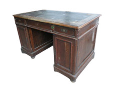 Scrivania in noce fine '800 -