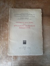 Giuseppe Sperduti.Contributo alla Teoria delle Situazioni Giuridiche Soggettive.