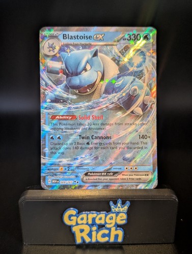 Blastoise 009 165 double - -, 009/165