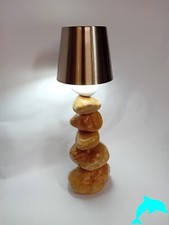 LAMPADA DA TAVOLO LED RICARICABILE CON SASSI IN PIETRA SCONTO 10%