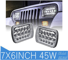 Kit fari led rettangolare - fari, h4