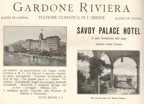 Pubbl 1924 gardone riviera - gardone,