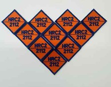 10 etichette di ricambio patch HRC2 2112 FR ignifughe ignifughe FRC arancione blu